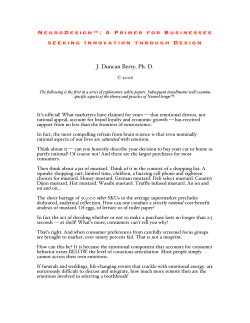 NeuroDesign - Applied Iconology