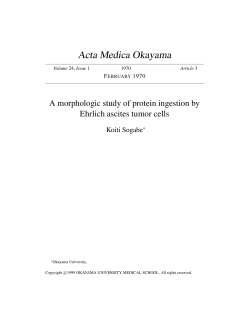 Acta Medica Okayama