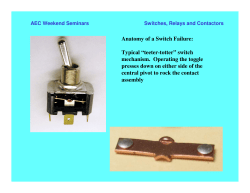 Anatomy of a Switch Failure: Typical &ldquo;teeter