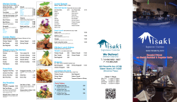Japanese Cuisine Japanese Cuisine We Deliver!