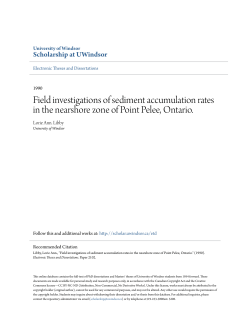 Field investigations of sediment accumulation rates in the nearshore