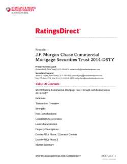 J.P. Morgan Chase Commercial Mortgage Securities Trust 2014-DSTY