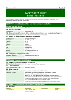 Boiled linseed oil