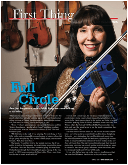 Oklahoma Magazine Story on Jana