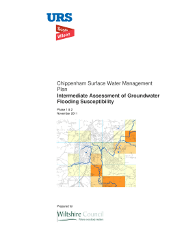 Chippenham report Groundwater assessment