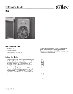 Installation Guide - A-dec