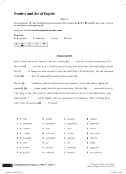Reading and Use of English