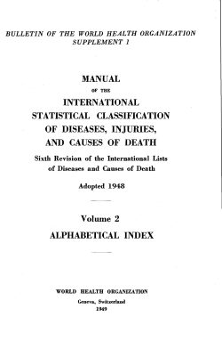 manual international statistical classification of diseases, injuries