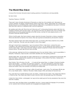 The World Was Silent