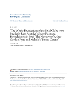 "The Whole Foundations of the Solid Globe were Suddenly Rent