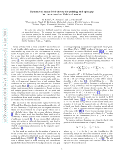 Dynamical mean-field theory for pairing and spin gap in the