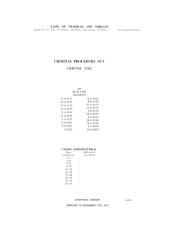 Criminal Procedure