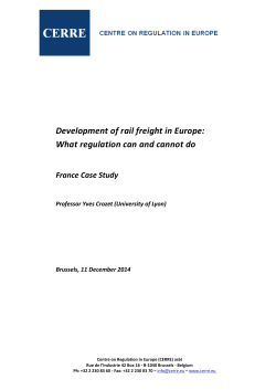Development of rail freight in Europe
