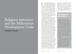 Download: Religious minorities and the Millennium Development