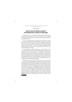 The Globalization of Confucian Philosophy