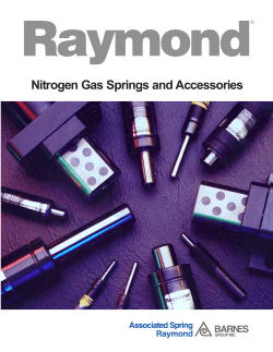 Nitrogen Gas Springs and Accessories