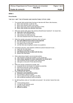 Pauta de correcci&oacute; Angl&egrave;s