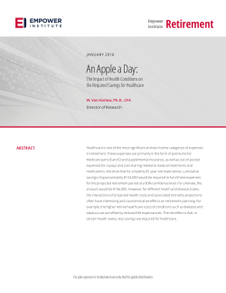 Retirement An Apple a Day: