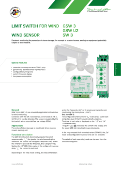 Data sheet GSW 3, GSW U2, SW 3 (551.4 KiB)
