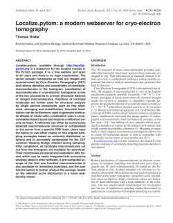 Localize.pytom: a modern webserver for cryo