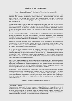 LEGEND of the OUTENIQUA