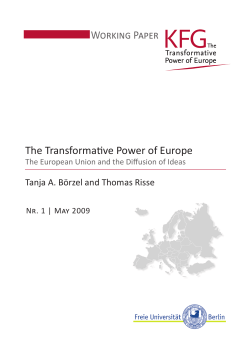 The Transformative Power of Europe Working Paper