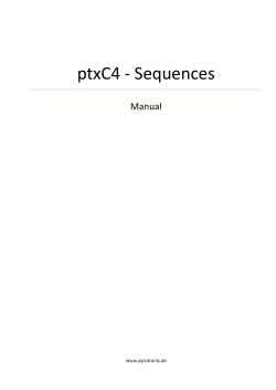 ptxC4 - Sequences