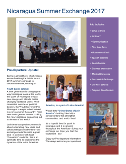 File - Nicaragua Summer Exchange