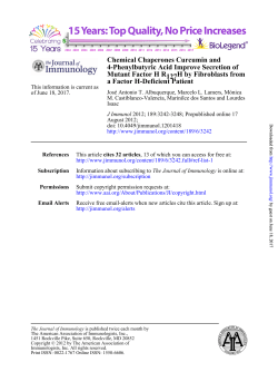 Chemical Chaperones Curcumin and 4