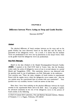 Difference between Waves Acting on Steep and Gentle