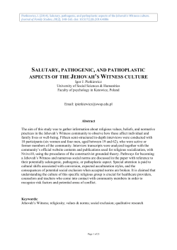 salutary, pathogenic, and pathoplastic aspects of the