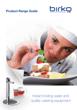 Instant boiling water and quality catering equipment