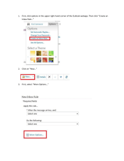 1. First, click options in the upper right