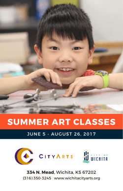 SUMMER ART CLASSES