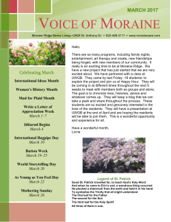 voice of moraine - Moraine Ridge Senior Living