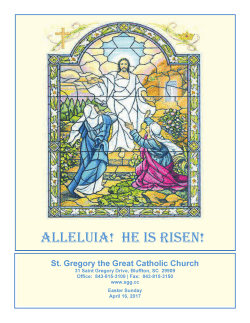 alleluia! he is risen! - Saint Gregory the Great Catholic Church