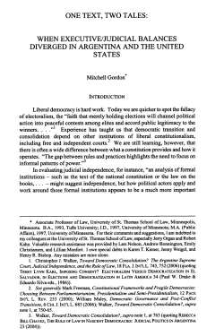 One Text, Two Tales: When Executive/Judicial Balances Diverged in