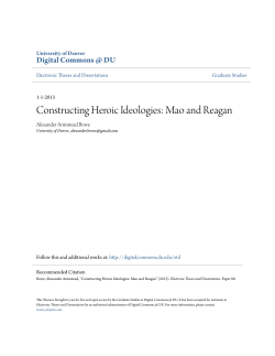Constructing Heroic Ideologies: Mao and Reagan