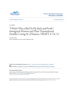 I Wish I Was a Bird To Fly Back and Forth