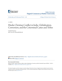 Hindu-Christian Conflict in India: Globalization, Conversion, and the