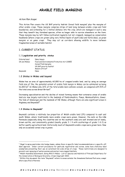 Arable Field Margins HAP