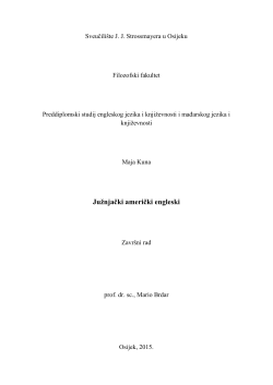 Južnjački američki engleski - FFOS