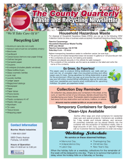 The County Quarterly