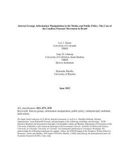 Interest Groups, Information Manipulation in the Media, and Public