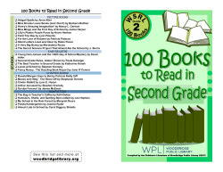 100 Books to Read in Second Grade