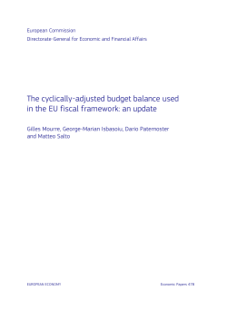 The cyclically-adjusted budget balance used in