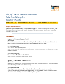 Panama: A Rain Forest