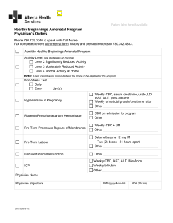 Physician`s Orders - Alberta Health Services