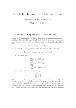 Econ 121b: Intermediate Microeconomics