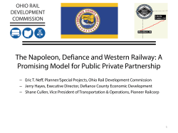 The Napoleon, Defiance and Western Railway